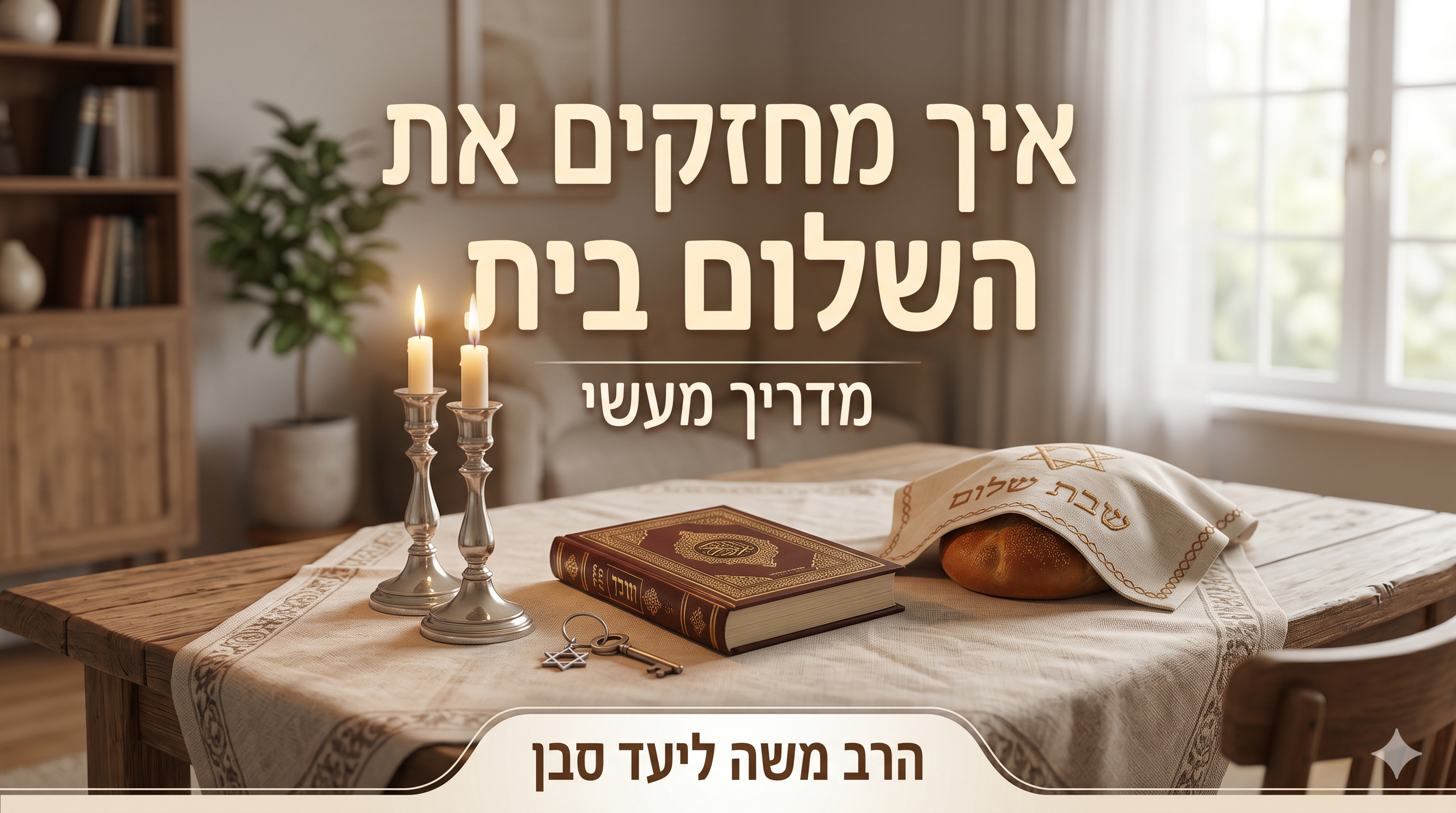איך מחזקים את השלום בית
